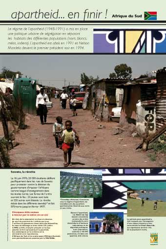 Panneau de l'exposition Afrique du Sud