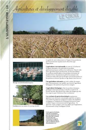 Panneau de l'exposition L'alimentation