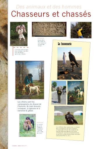 Panneau de l'exposition Des animaux et des hommes