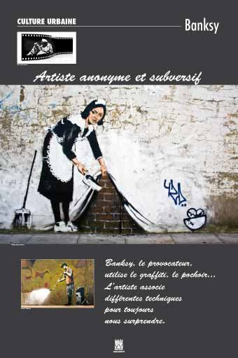 Panneau de l'exposition Culture urbaine