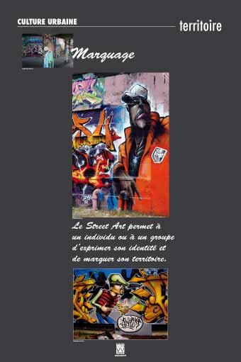 Panneau de l'exposition Culture urbaine