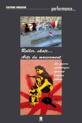 Panneau de l'exposition Culture urbaine