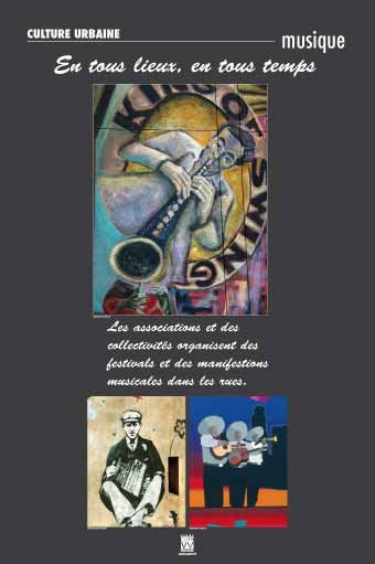 Panneau de l'exposition Culture urbaine