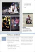 Panneau de l'exposition Coluche
