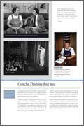 Panneau de l'exposition Coluche