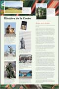 Panneau de l'exposition Coree du Sud