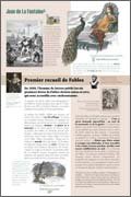Panneau de l'exposition Jean de La Fontaine