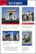 Panneau de l'exposition Paris monuments