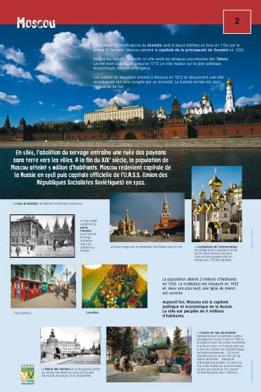Panneau de l'exposition Russie