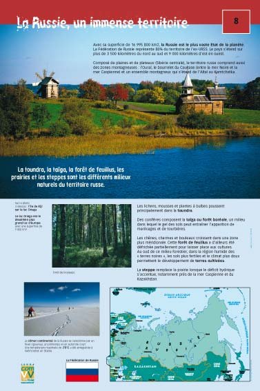 Panneau de l'exposition Russie