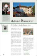 Panneau de l'exposition Shakespeare