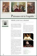 Panneau de l'exposition Shakespeare