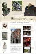 Panneau de l'exposition Victor Hugo