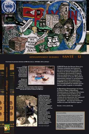 Panneau de l'exposition Afrique