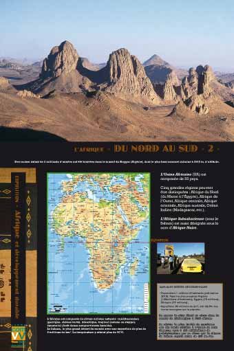 Panneau de l'exposition Afrique