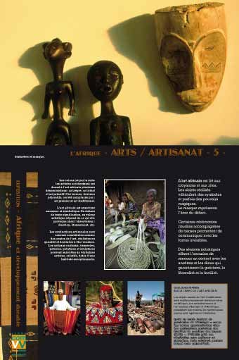 Panneau de l'exposition Afrique