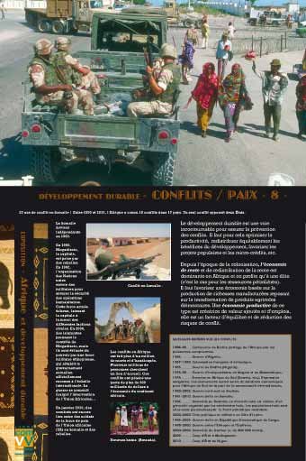 Panneau de l'exposition Afrique