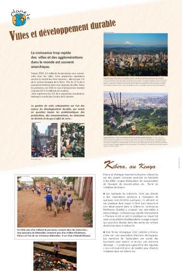 Panneau de l'exposition Developpement durable