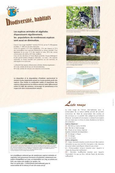 Panneau de l'exposition Developpement durable