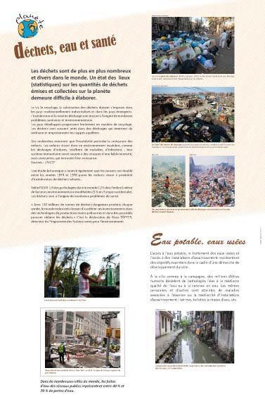 Panneau de l'exposition Developpement durable