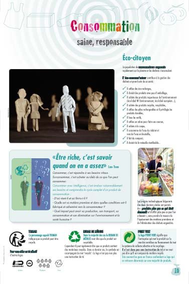 Panneau de l'exposition Dechets