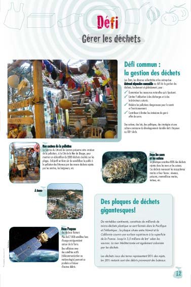 Panneau de l'exposition Dechets