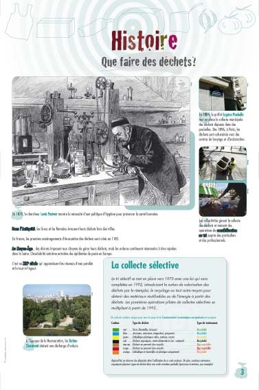 Panneau de l'exposition Dechets