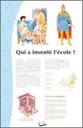 Panneau de l'exposition L'ecole