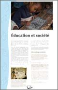 Panneau de l'exposition L'ecole