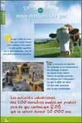 Panneau de l'exposition Effet de serre