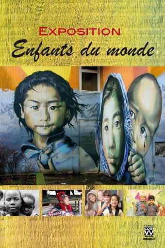 Panneau de l'exposition Enfants du monde