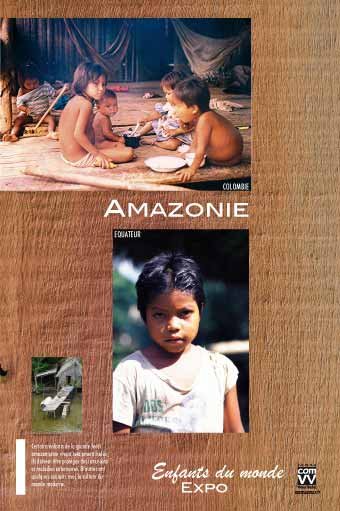 Panneau de l'exposition Enfants du monde