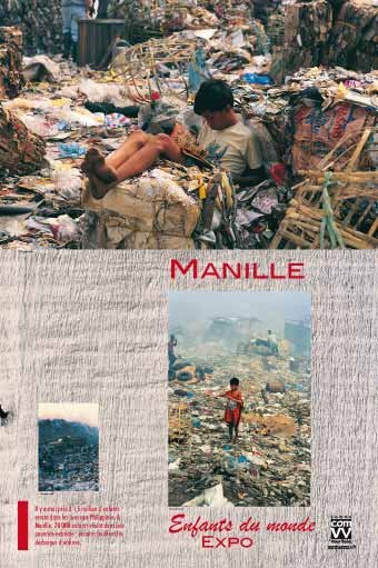 Panneau de l'exposition Enfants du monde