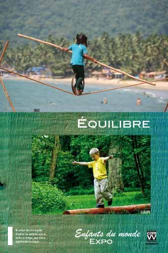 Panneau de l'exposition Enfants du monde