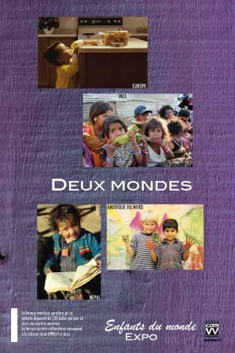Panneau de l'exposition Enfants du monde