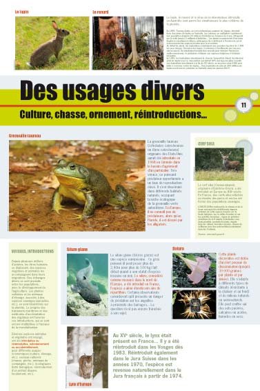 Panneau de l'exposition Especes invasives