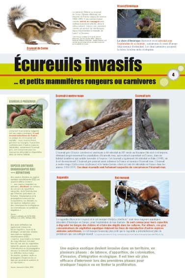 Panneau de l'exposition Especes invasives