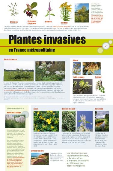 Panneau de l'exposition Especes invasives