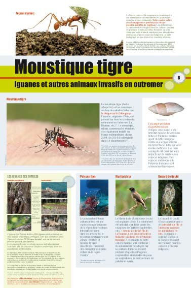 Panneau de l'exposition Especes invasives