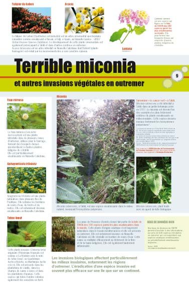 Panneau de l'exposition Especes invasives