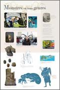 Panneau de l'exposition Fees et Dragons