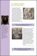 Panneau de l'exposition Figures feminines dans les oeuvres de fiction