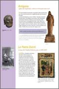 Panneau de l'exposition Figures feminines dans les oeuvres de fiction