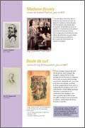 Panneau de l'exposition Figures feminines dans les oeuvres de fiction