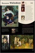 Panneau de l'exposition Femmes artistes peintres