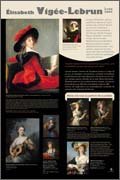 Panneau de l'exposition Femmes artistes peintres
