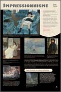 Panneau de l'exposition Femmes artistes peintres