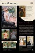 Panneau de l'exposition Femmes artistes peintres