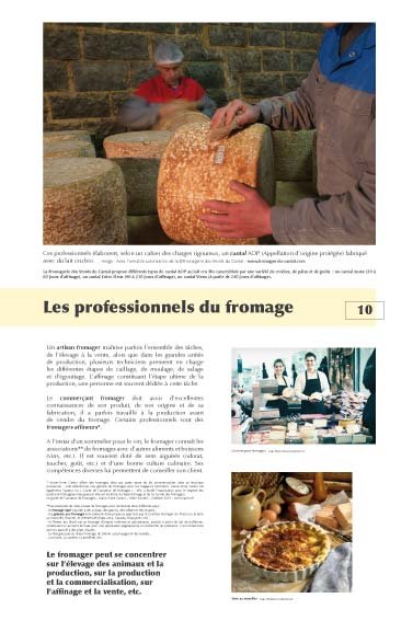 Panneau de l'exposition Fromages
