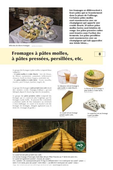 Panneau de l'exposition Fromages
